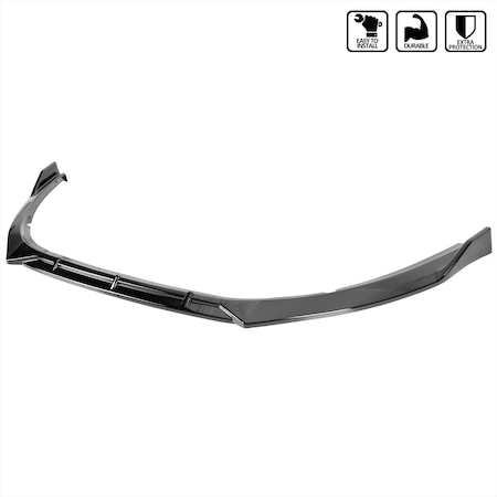 Spec-D Tuning FRONT BUMPER LIP (DOES NOT FIT HYBRID MODELS) - GLOSSY BLACK LPF-OPM14GB-PQ